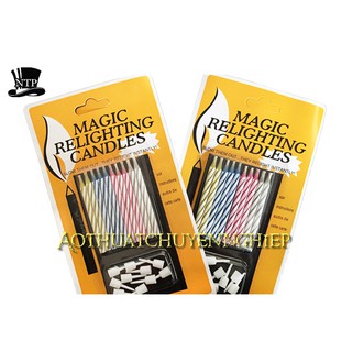 [Miễn ship] Ảo thuật nến thổi không tắt hàng nhập tia giữ lửa nhiều chống tắt (có hướng dẫn)