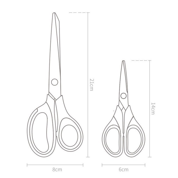 Bộ 2 Kéo Titanium Cao Cấp Xiaomi Huohou - Mi 360 Chính Hãng