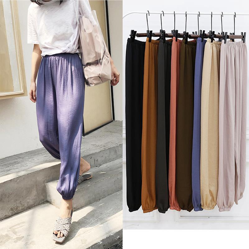 READY STOCK Women Casual Jogger Pants Long Beach Leisure Pants