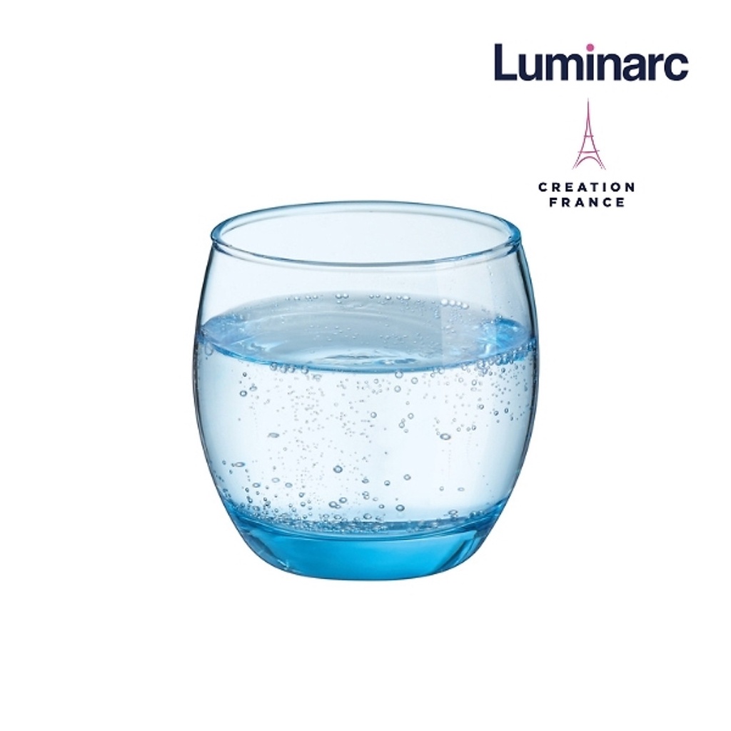 Bộ 6 Ly Thủy Tinh Thấp Luminarc Salto Ice Blue J1584 -