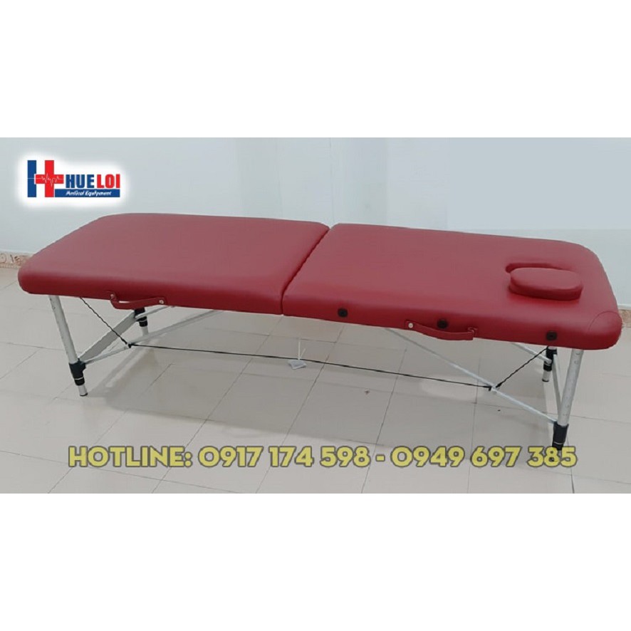 Giường vali di động chân hợp kim nhôm cao cấp HL4 - Giường spa - Giường massage