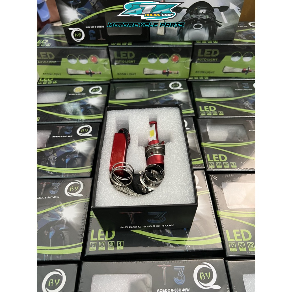 Đèn pha led BY 3 tim AC&amp;DC 8-80C-40W Siêu sang công nghệ led mới nhất 2022