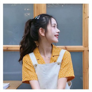 SÉT 10 KẸP TÓC BẤM MÀU TRƠN