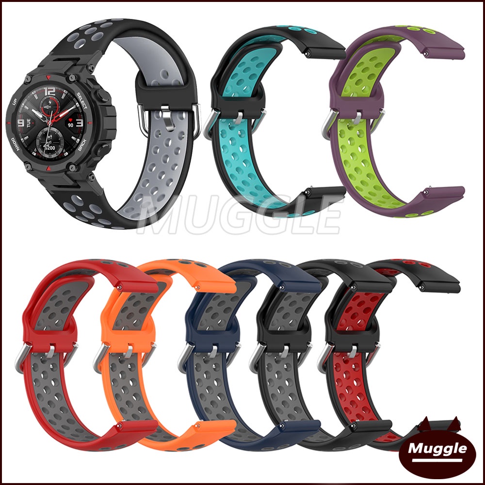 Dây Đeo Silicone Cho Đồng Hồ Thông Minh Huami Amazfit T-Rex Pro / Amazfit T-Rex T-rex T-rex 2 T-rex Pro Amazfit T-rex 2 Trx2 Trexpro T-rex2 T-rex Amazfit