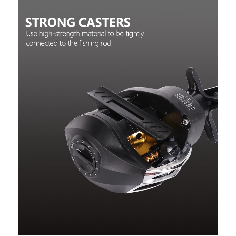 Máy Câu Ngang Máy Câu Lure Loại Máy Câu Cá Tay Trái Và Tay Phải，Tỷ lệ bánh răng 7.2: 1, 8+1BB