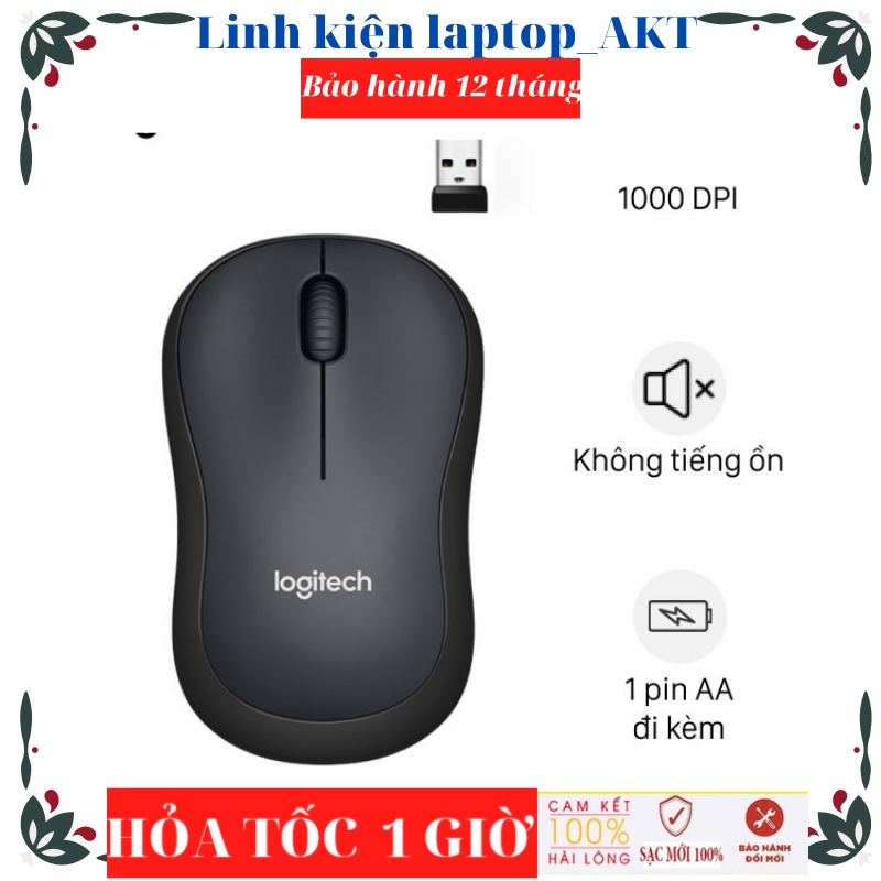 Chuột Không Dây Logitech M220 Silent - Không Gây Tiếng Ồn - Bảo hành 12 tháng - Hàng nhập khầu