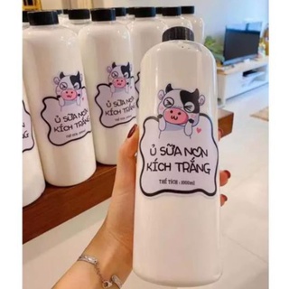 ủ sữa non kích trắng 1000ml handmade