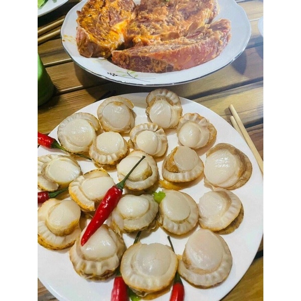 Cồi sò điệp hấp - nõn sò điệp Nhật lớn tươi ngon bổ dưỡng 500g
