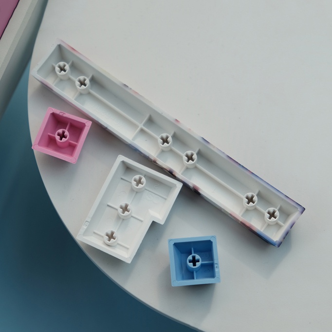 Bộ keycap 137 phím Cherry Profile PBT Dye-sub chủ đề Genshin Impact Kamisato Ayaka cho bàn phím cơ 64/87/104/980