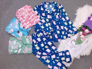 Combo bộ pijama hình cao cấp