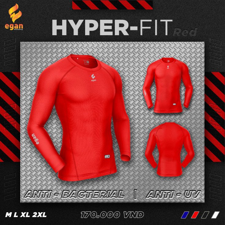 Áo Body Thể Thao Tay Dài Hyper-Fit Chống Tia UV