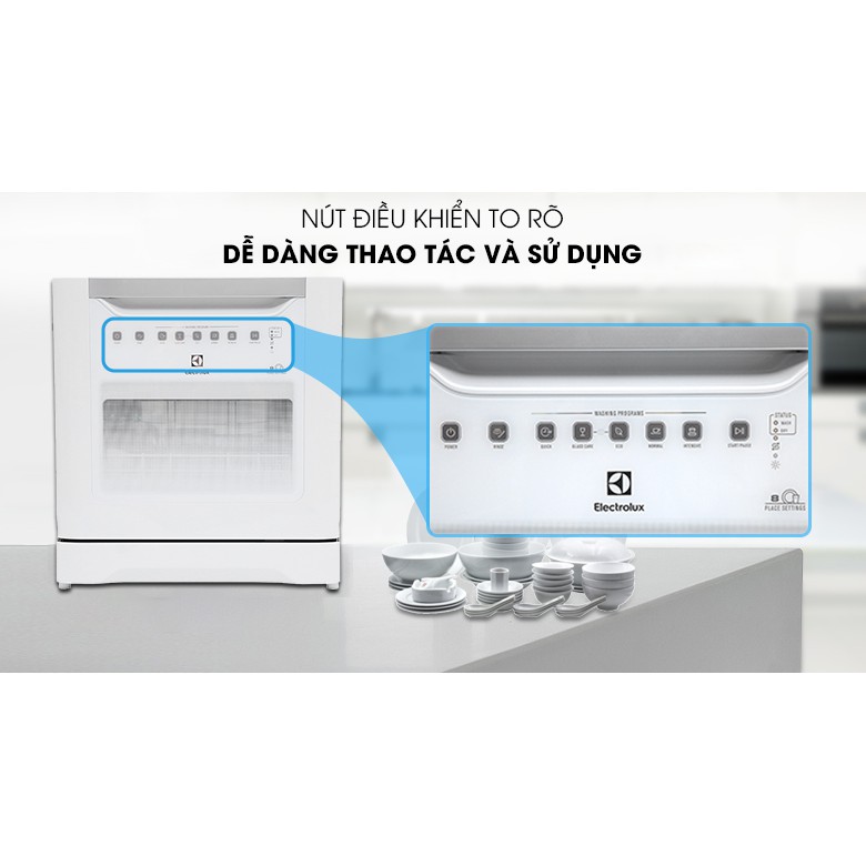 Máy rửa bát Electrolux ESF6010BW 1480W rửa 8 Bộ