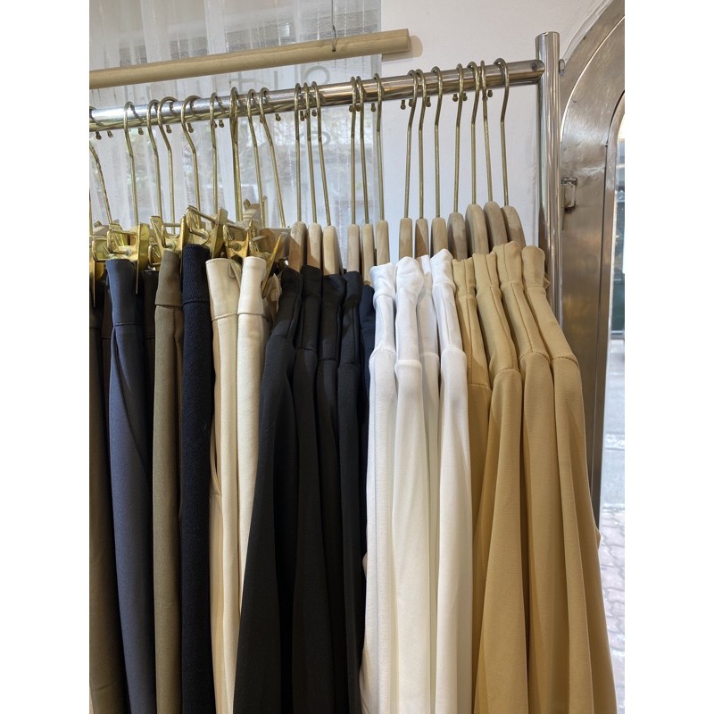 Áo cổ lọ basic[ hàng quảng châu  -ảnh thật shop chụp] Chất liệu dày dặn giặt không bai ,không xù. | BigBuy360 - bigbuy360.vn