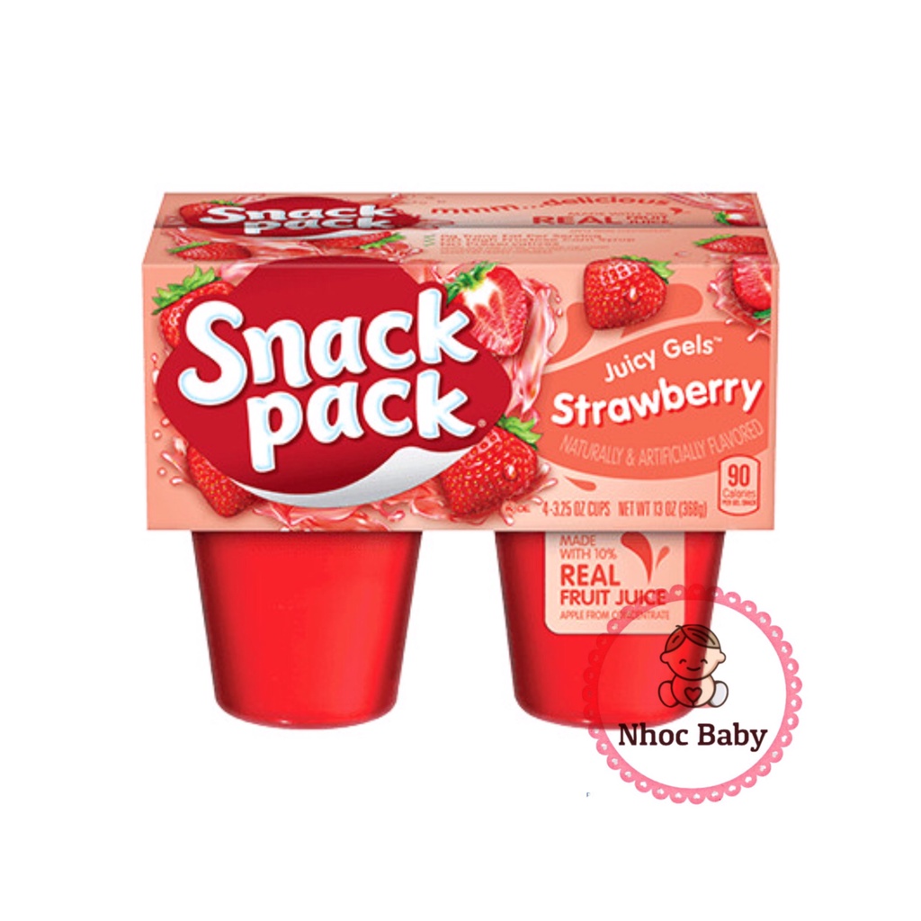 [7/2022] Váng sữa Pudding Snack Pack cho bé từ 6 tháng tuổi