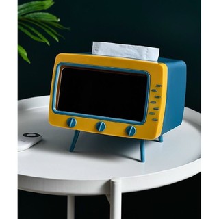 Hộp đựng giấy ăn hình tivi cổ