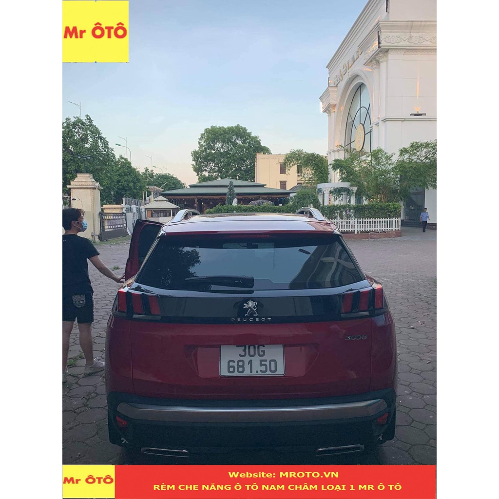 Rèm Che Nắng chống UV Xe Peugeot 3008 AN 2015-2020 Hàng Loại 1 MR.ÔTÔ -Bảo Hành 2 Năm