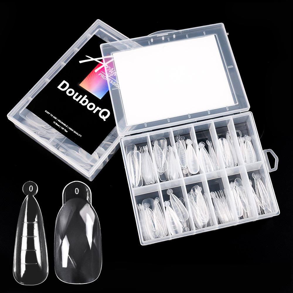 Khuôn Gel 12 Kích Cỡ Dạng Nhấn Tạo Hình Hạt Kim Cương Trang Trí Móng Tay DIY