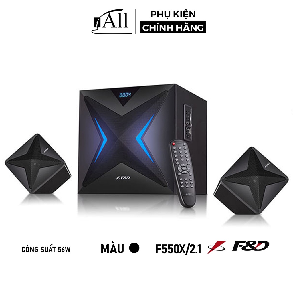 Loa bluetooth F&amp;D F550X 2.1 phát nhạc qua usb, thẻ nhớ cho mọi thiết bị - iAll Store