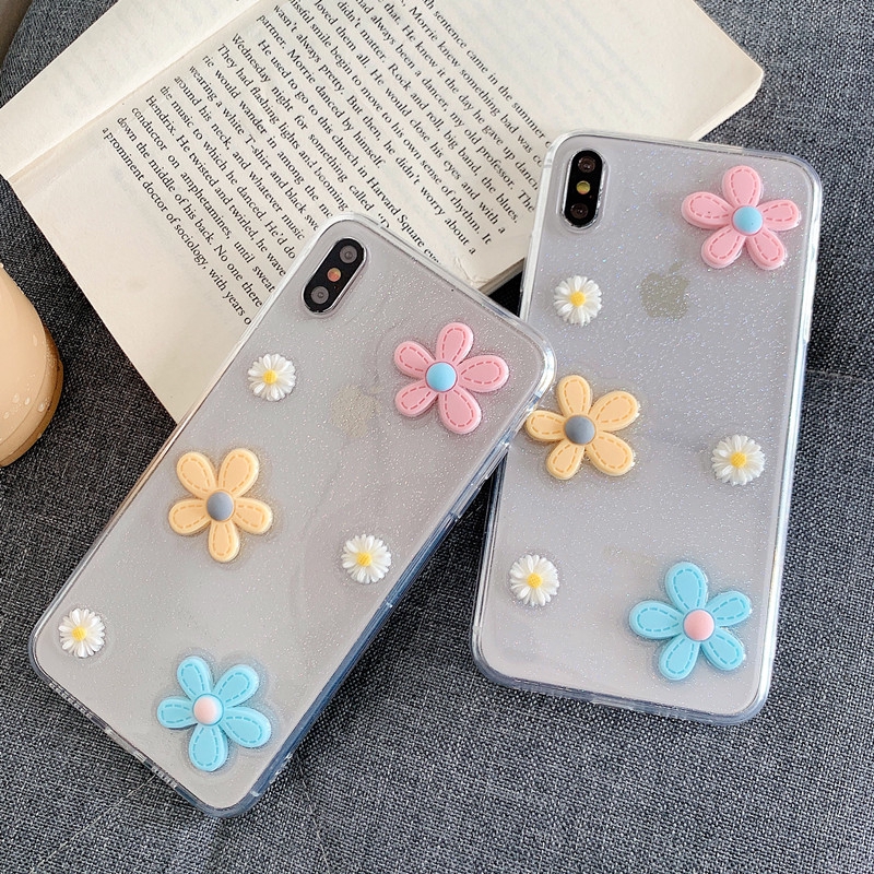 Ốp lưng iphone 3d Hoa kim tuyến (hình nổi) 6/6s/6plus/7/8/7plus/8plus/x/xs/xs max/11/11promax - Awifi Case C4-2 | BigBuy360 - bigbuy360.vn