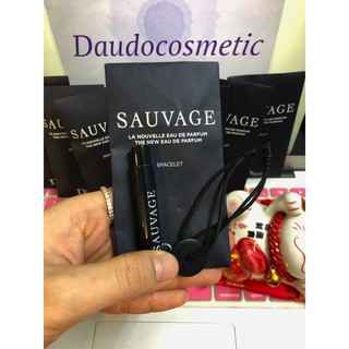 [ vial nam ] Nước hoa Dior Sauvage EDP Sauvage Bracelet EDP 1ml kèm vòng tay