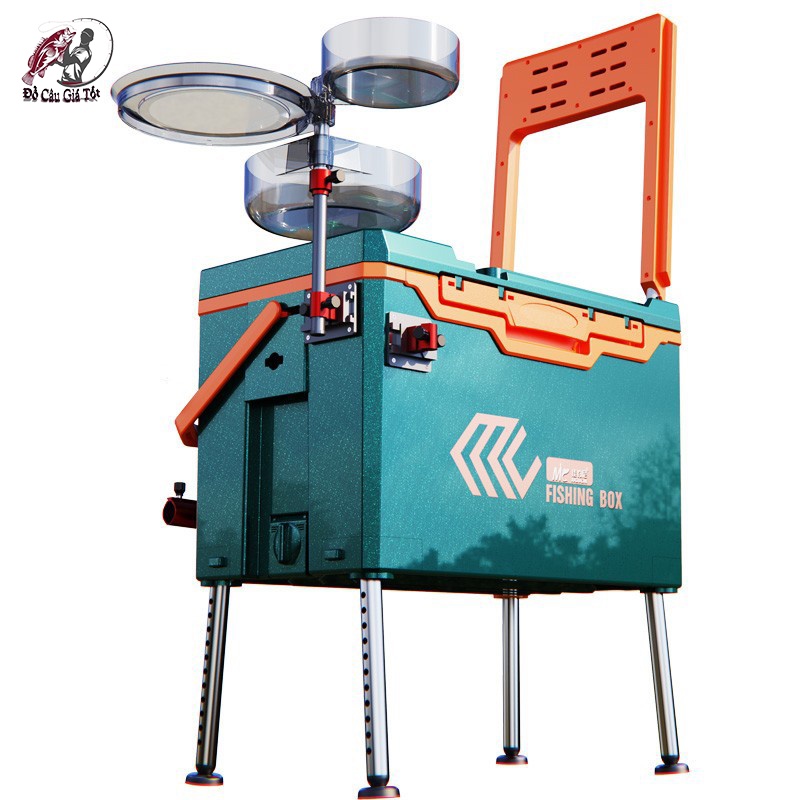 [Chính Hãng] Thùng Câu Đài Địa Hình MC Jiadiaoni 32L,  Phụ Kiện Câu Đài Cao Cấp