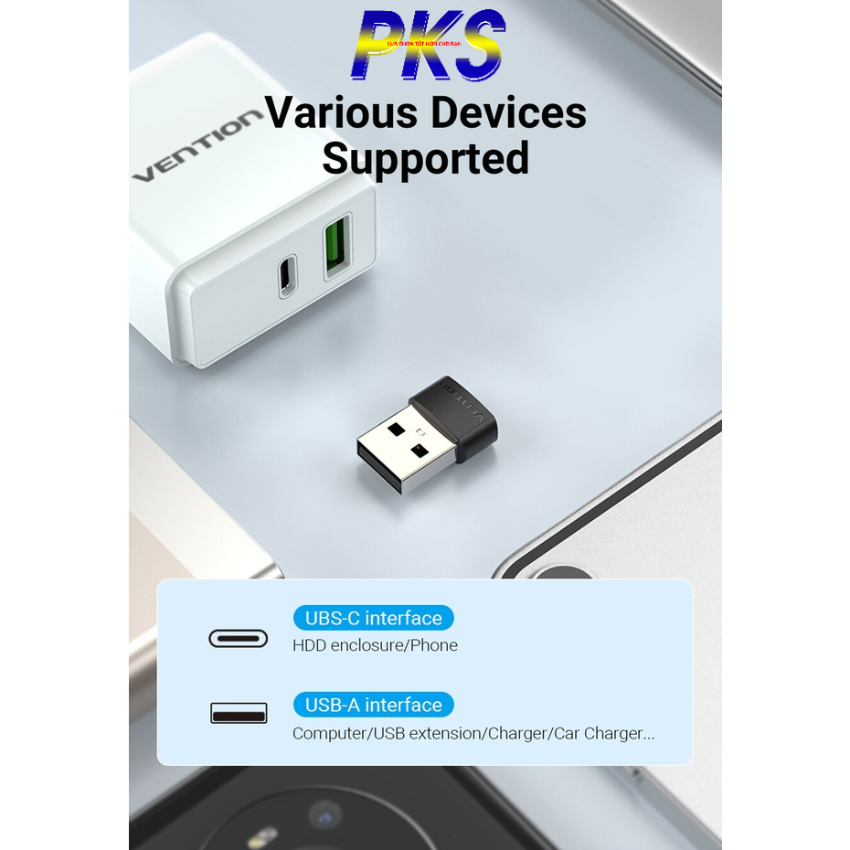 Bộ Chuyển Đổi Type C Cái Sang USB A Đực - Hàng chính hãng