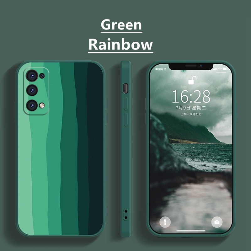 Ốp Điện Thoại Silicon Dẻo Màu Cầu Vồng Bảo Vệ Camera Cho Vivo Y11 S1 Pro Y19 X50 X60 Pro Y12 Y15 Y17 Y93 Y91C Y85 V9