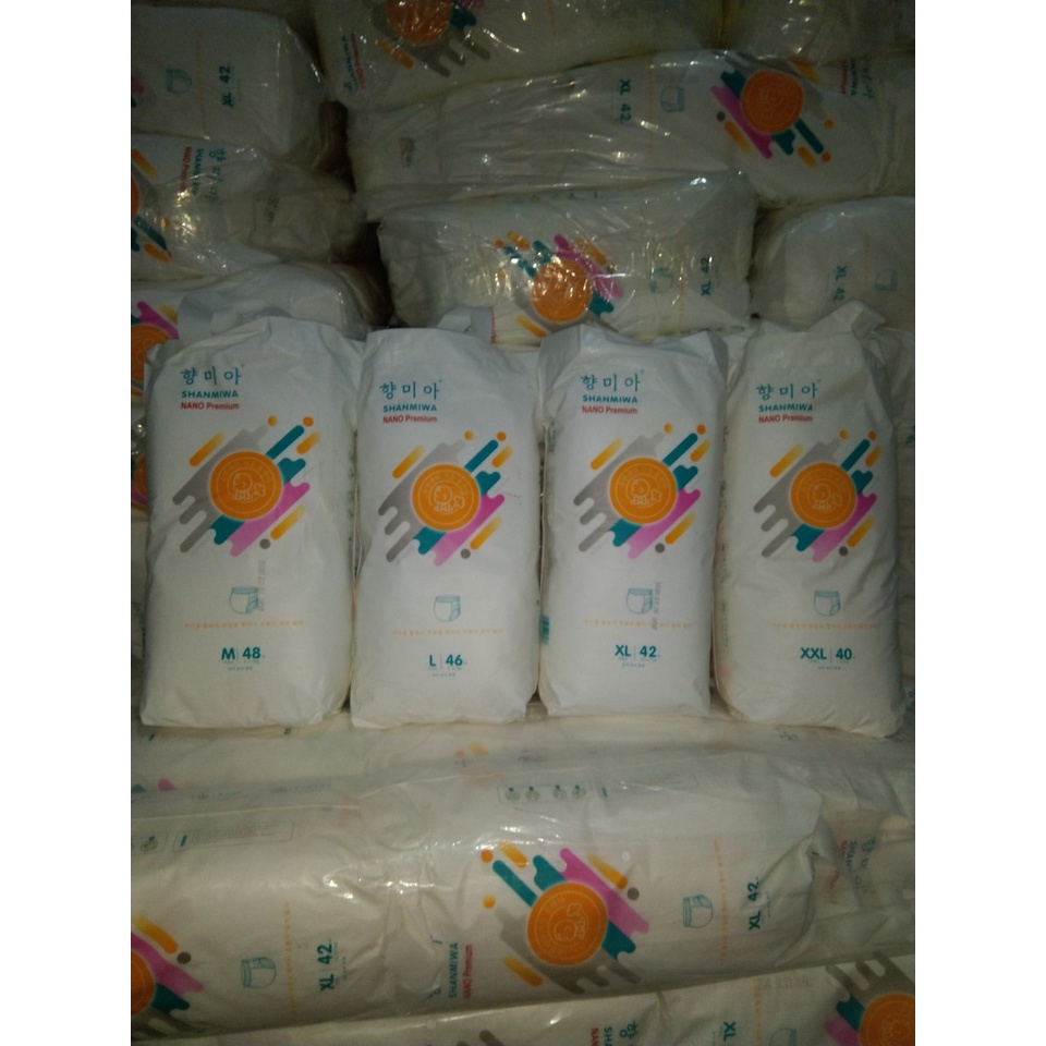 Bỉm quần Shanmiwa nano Hàn M48/L46/XL/42/XXL40 mẫu mới