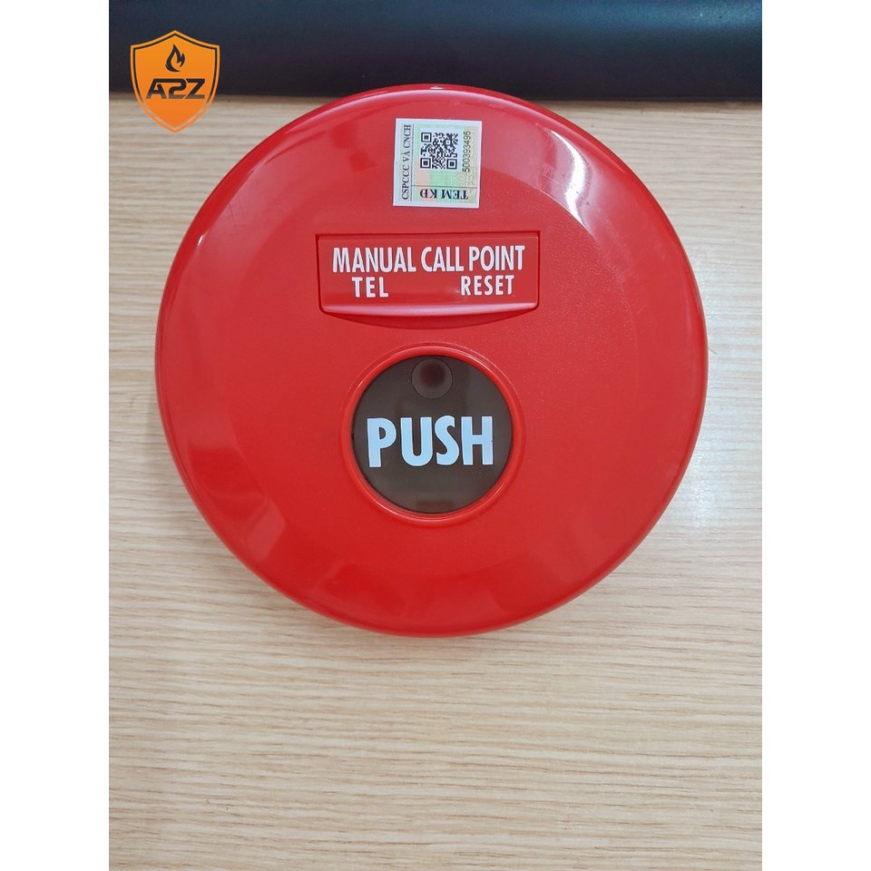 Nút ấn khẩn tròn báo cháy Horing AH-9717 - Báo động báo cháy khẩn cấp