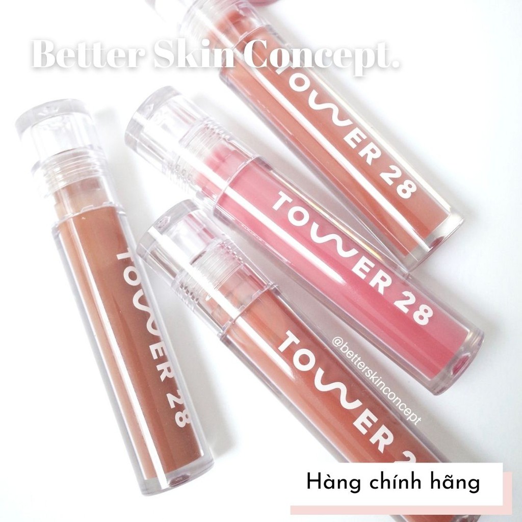 TOWER28 Milky Lip Jelly - Son bóng thuần chay Tower28