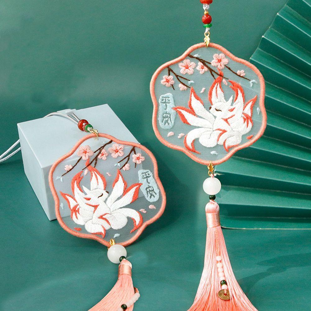 Móc Khóa Thêu Chữ Thập Hình Thỏ Dễ Thương Chất Lượng Cao