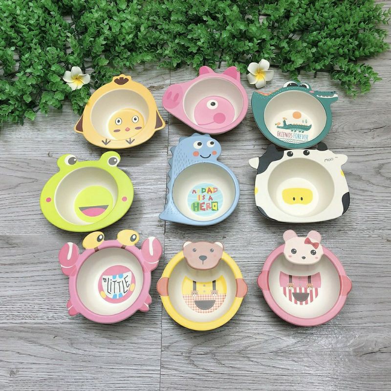 BÁT ĂN DẶM SỢI TRE CHO BÉ