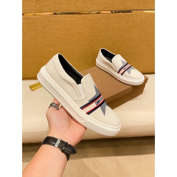 Giày lười nam logo thương hiệu Dior CD cao cấp có 4 màu mẫu mới