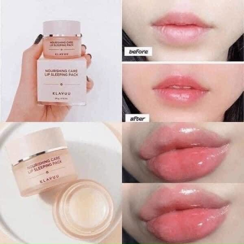 Son Dưỡng Ủ Hồng Môi Klavuu Nourishing Care Lip Sleeping Pack 20g