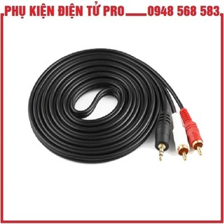 DÂY LOA 1 RA 2 ĐẦU HOA SEN 1.5M - DÂY LOA 1 ĐẦU 3.5 RA 2 ĐẦU AV 1.5M