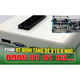 Máy nạp rom RT809H hỗ trợ nhiều IC tốc độ phi mã 8 TO 8 nhỏ bh 1t