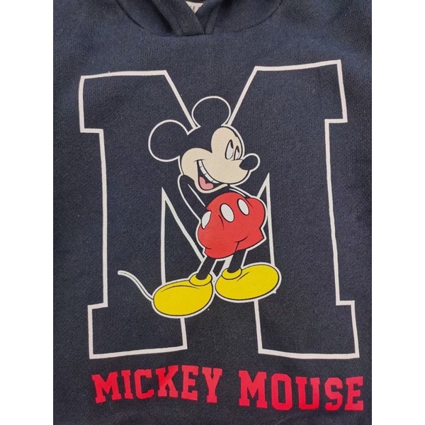 Bộ nỉ Micky mũ trùm HM xuất bé trai