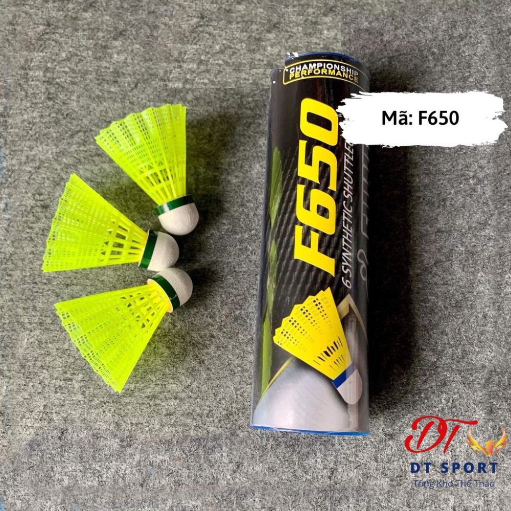 Hộp quả cầu lông nhựa F600 và F650 siêu bền 🌪 Free Ship 🌪 hộp 6 quả, hàng chính hãng Fuwin