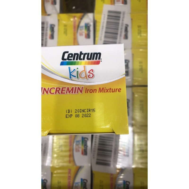 Centrum kids Incremin iron mixture cho trẻ biếng ăn 200ml của Úc