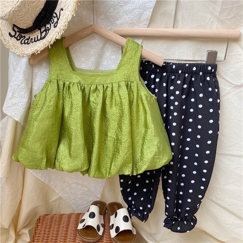 Áo sát nách dáng bồng xinh xắn