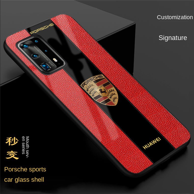 LAMBORGHINI FERRARI Ốp Điện Thoại Kính Cường Lực Chống Rơi Cho Huawei P40 P30Pro P40Pro P40Pro