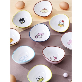 Hellokitty Đĩa Sứ Nhỏ Hình Hello Kitty Phong Cách Nhật Bản