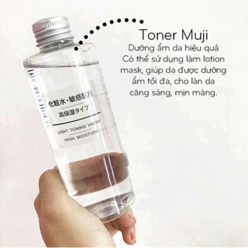 Nước Hoa Hồng 💖𝑭𝒓𝒆𝒆𝒔𝒉𝒊𝒑💖 Toner Muji Thanh Khiết Không Chứa Cồn - Nhím Tokyo