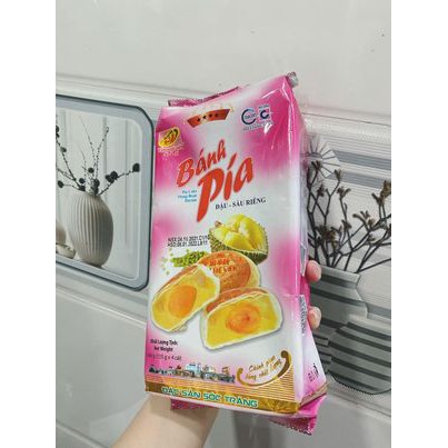 Bánh pía đậu xanh sầu riêng tân huê viên 540g 4 cái