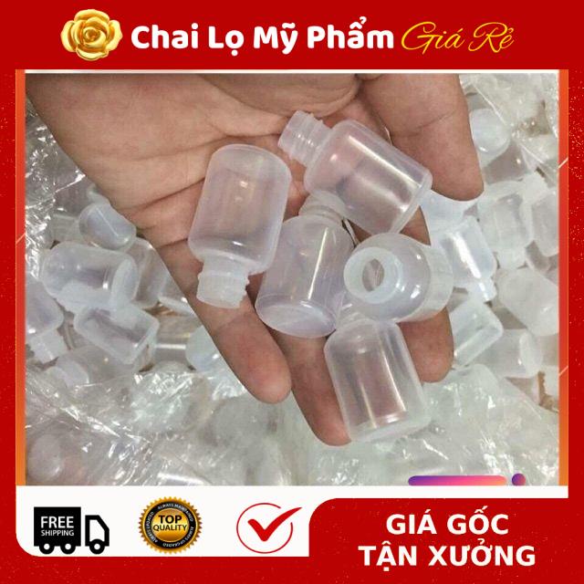 Lọ Nhựa ❤ RẺ VÔ ĐỊCH ❤ [Combo 100sp] Ống hút máu bầm, mụn mủ 5ml,10ml, phụ kiện du lịch