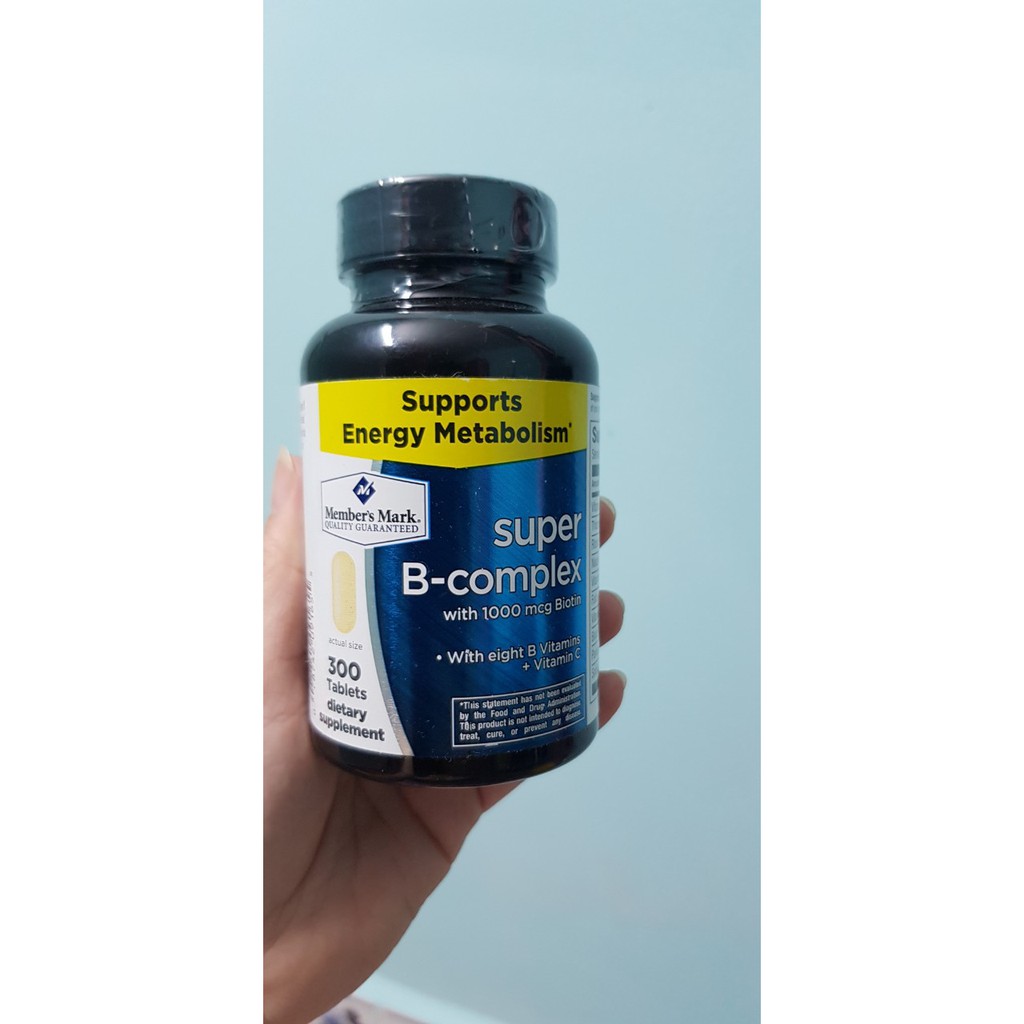 Super B Complex Biotin 1000mg - cam kết chính hãng