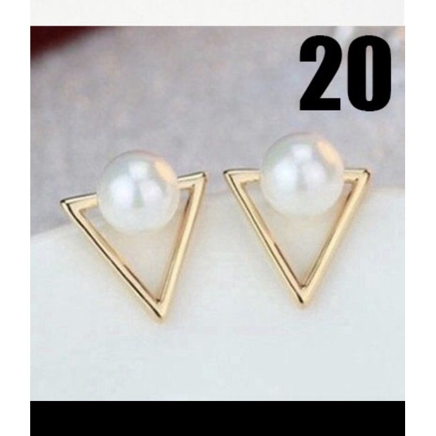 Đôi bông tai đính hạt ngọc trai nhân tạo dễ thương dành cho nữ giá rẻ