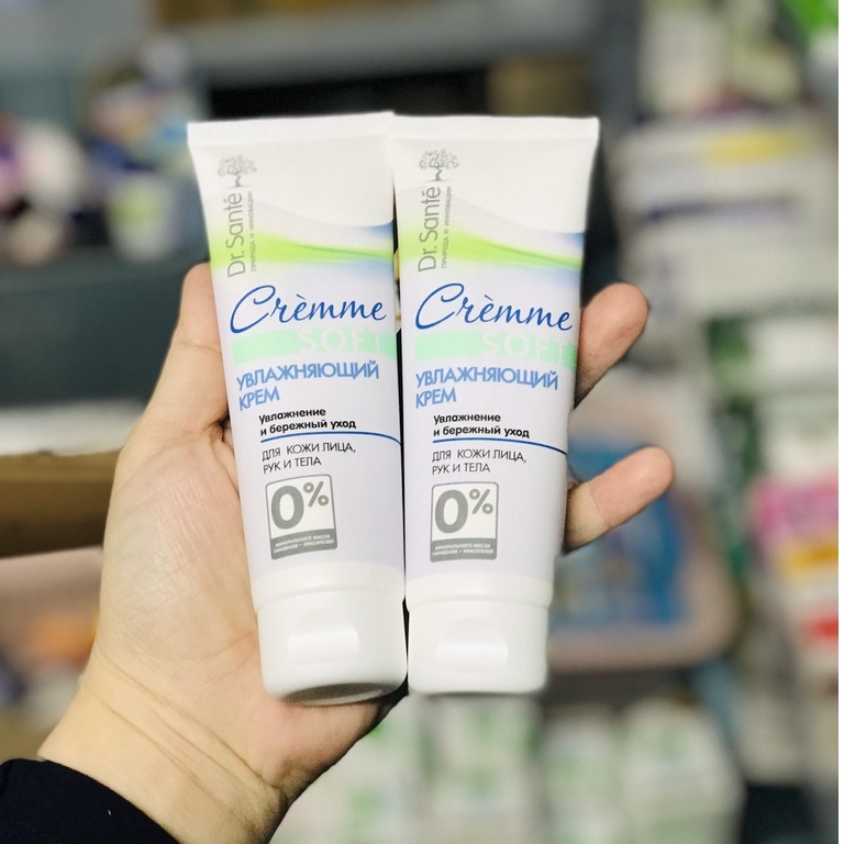 Kem giữ ẩm và bảo vệ da Dr. Sante Cremme 80ml