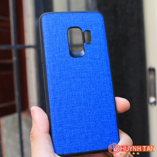 Ốp lưng Samsung S9 vân vải Jean (Full màu)