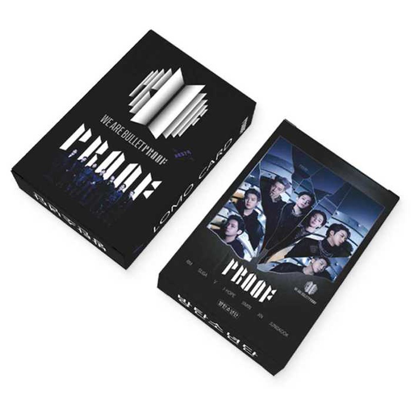 &lt;Proof&gt;Hộp quà tặng hình dán+móc khóa+mô hình đứng album BTS làm quà sinh nhật
